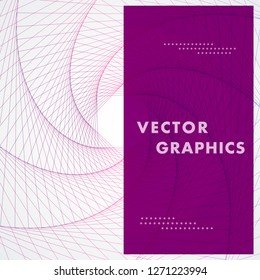  Swirling radial and vortex background