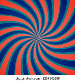 Swirling radial vortex background	