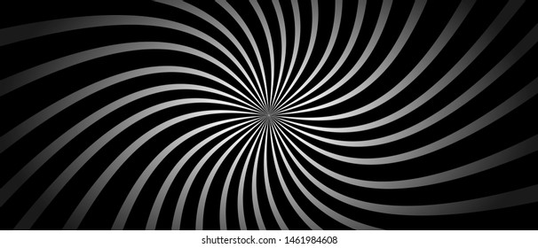 Swirling radial vortex vector background