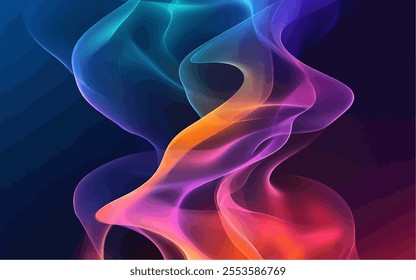 swirling red abstract particles futuristic visual effect overlay isolated on black background.
