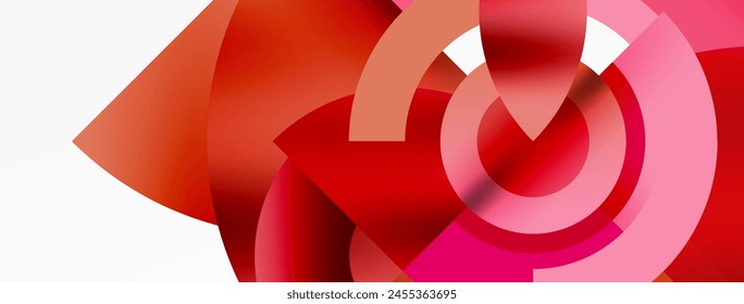 Un patrón rojo y rosa en un tejido blanco crea un diseño fascinante que se asemeja a un pétalo o una pintura de dedos. La rueda de círculo magenta le da un toque lúdico con sus colores llamativos