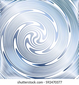 Swirling stripes background. Vector illustration for swirl design.