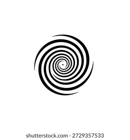 Swirling Vortex: A mesmerizing spiral design, a graphic representation of energy, motion, or the unknown.