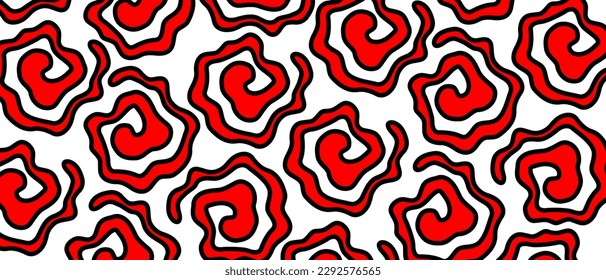 Mueve al estilo cómico de las caricaturas. Antecedentes torcidos del patrón goth. Textura vectorial abstracta de gótica.