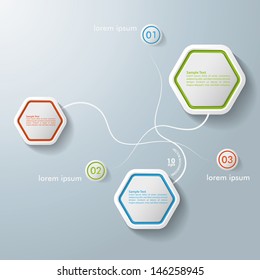 Swirls with circles on the grey background. Eps 10 vector file.