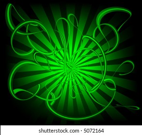 Swirls from the dark