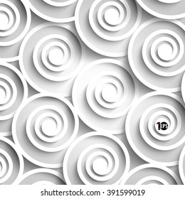 swirls geometric elements material pattern background design. eps10 vector