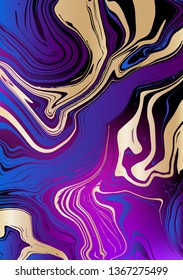 Swirls of marble or the ripples of agate background. Liquid marble texture. Fluid art. Applicable for design covers, presentation, invitation, flyers, annual reports, posters and business cards. Moder