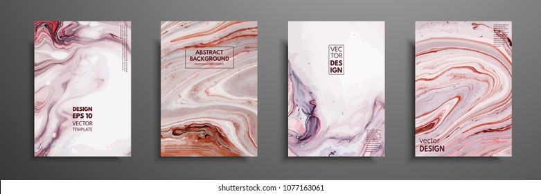Swirls of marble or the ripples of agate. Liquid marble texture. Fluid art. Applicable for design covers, presentation, invitation, flyers, annual reports, posters and business cards. Modern artwork