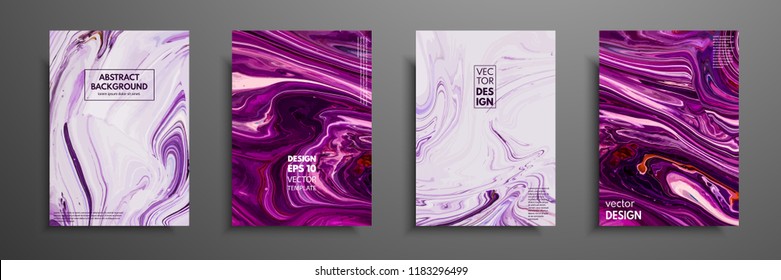 Swirls of marble or the ripples of agate. Liquid marble texture. Fluid art. Applicable for design covers, presentation, invitation, flyers, annual reports, posters and business cards. Modern artwork.