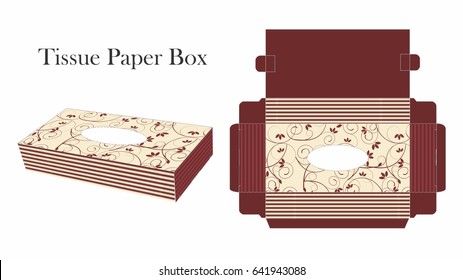 Swirls Tissue Paper Box