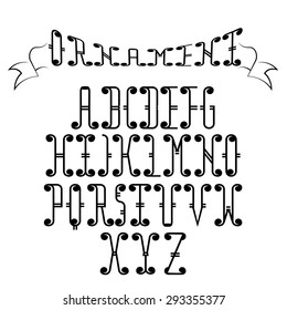 Swirly Alphabet