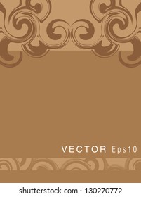 Swirly brown background