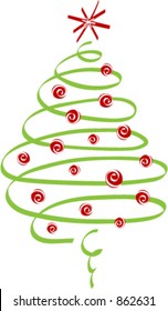 Swirly Christmas Tree