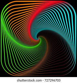 Swirly color Lines