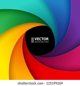 Swirly colorful paper background. RGB EPS 10 vector illustration