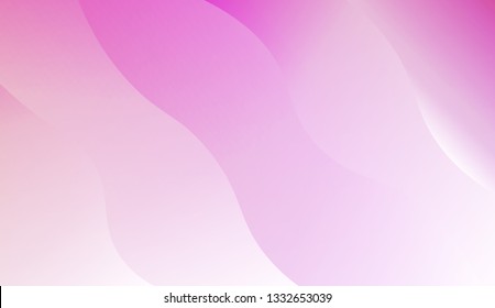 Swirly Colorful Vibrant Shapes. Abstract wave shape with gradient color. Warm colors. Vector illustration. Light purple, yellow Gradient.
