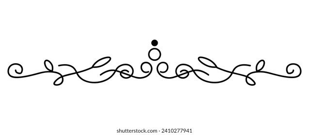 Divisor rápido del juego de líneas negras. Esta hermosa y detallada ilustración de los divisores rápidos en un estilo de línea negra elegante es una adición perfecta a los proyectos creativos. Ilustración vectorial.