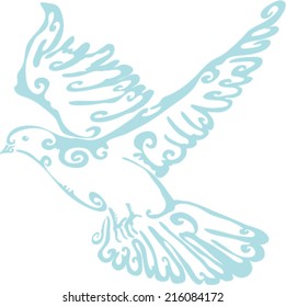 Swirly Dove