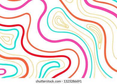Swirly element patterned vector background set