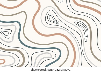 Swirly element patterned vector background set