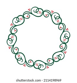 Swirly Floral Frame free vector image background