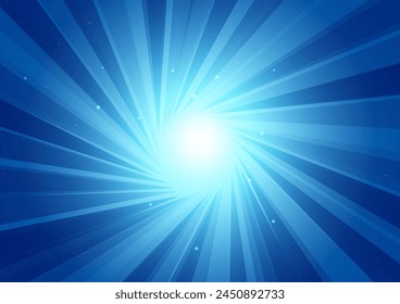 arrière-plan bleu rotation rapide