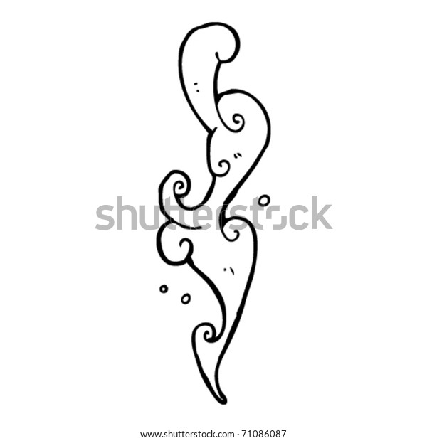 Swirly Smoke Cartoon Stock Vector Royalty Free 71086087