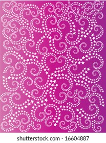 swirly stars beauty concept background (ideal for gift box, wrapping paper)