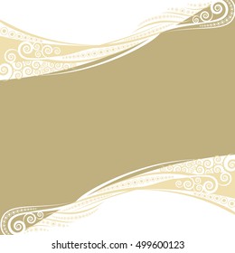 swirly vintage frame