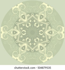 Swirly vintage pattern.