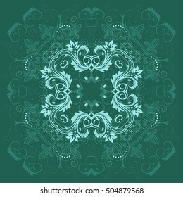 Swirly vintage pattern.