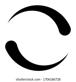 Swirly Waves, tears Icon Logo. Natural water splash symbol silhouette. company graphic design tamplate