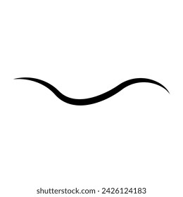 Icône vectorielle nageait. Éclabouille le panneau d'illustration. Symbole de Swoops. Logo d'arome.