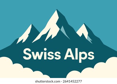 The Swiss Alps, with their towering snow-covered peaks surrounded by mist and clouds, provide a breathtaking view of nature's grandeur and offer incredible opportunities for exploration.