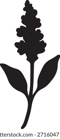 Ícone de flor de acelga suíço - Ilustração vetorial