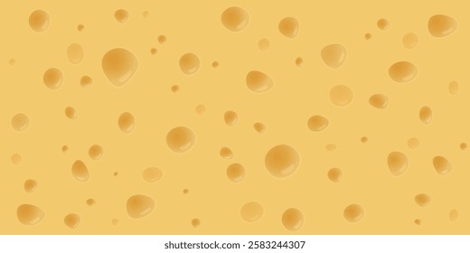Swiss cheese or emmental cheese texture background graphic illustration.