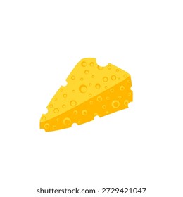 Ilustração de queijo suíço. Ilustração de fatias de queijo
