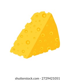Ilustração de queijo suíço. Ilustração de fatias de queijo
