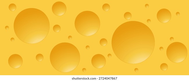 Patrón de queso suizo. Edam o maasdam rebanada de fondo cuadrado amarillo poroso, 