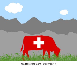 Swiss cow