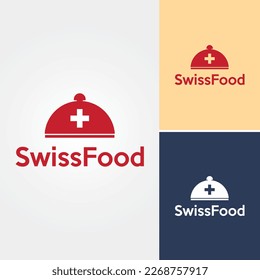 Swiss Food Logo Design Vektor 