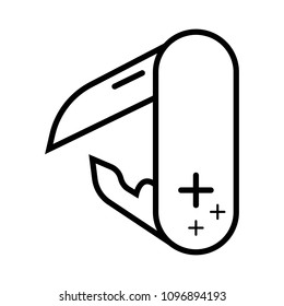 Swiss knife icon.
