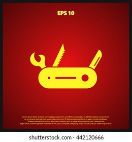 swiss knife icon