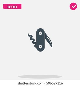 Swiss knife icon.