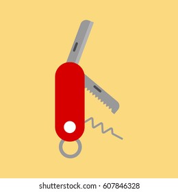 Swiss knife icon