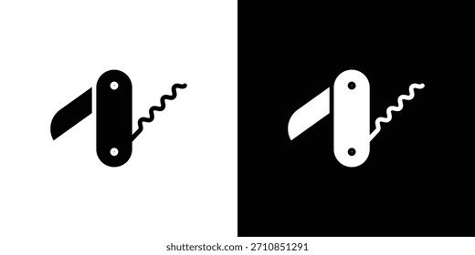 Colección de Vector de diseño de icono de cuchillo suizo.