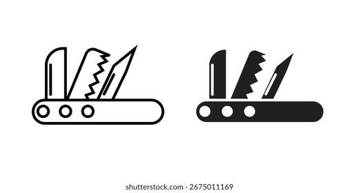 Swiss Knife icon vector design, perfect for website ui designs
