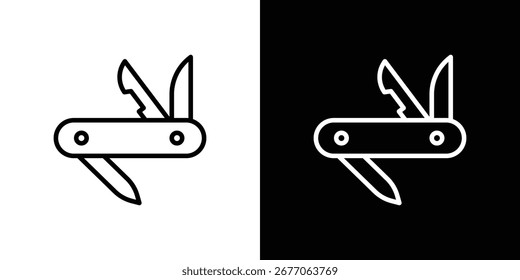 Schweizer Messer Symbol, Symbol, Logo-Illustrationen