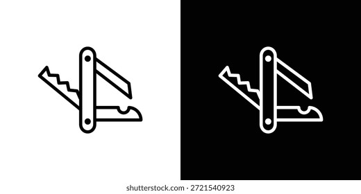 Schweizer Messer Symbol, Symbol, Logo-Illustrationen